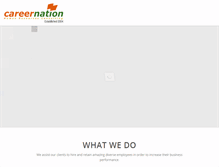 Tablet Screenshot of careernation.com